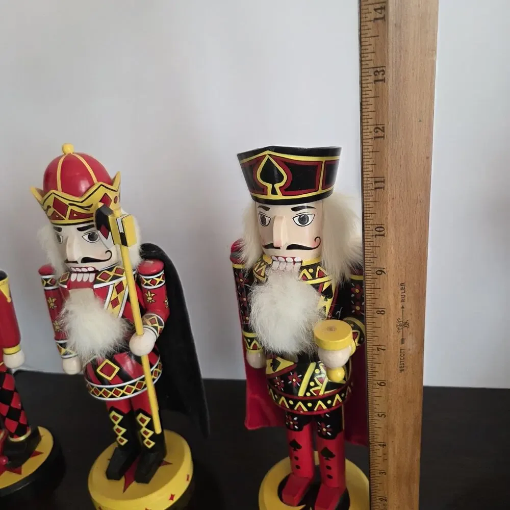 Michael Wolfe Nutcracker Village Playing Card Set Jack Jester King Diamonds 3pc